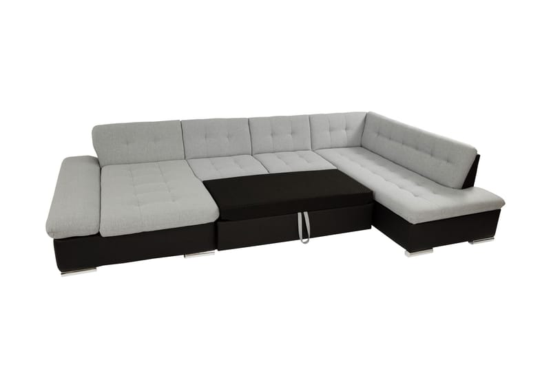 Zumar Sovesofa med Chaiselong og Dobbelt Chaiselong 4-personers i Bouclé - Beige - Møbler - Sofaer - Sovesofaer