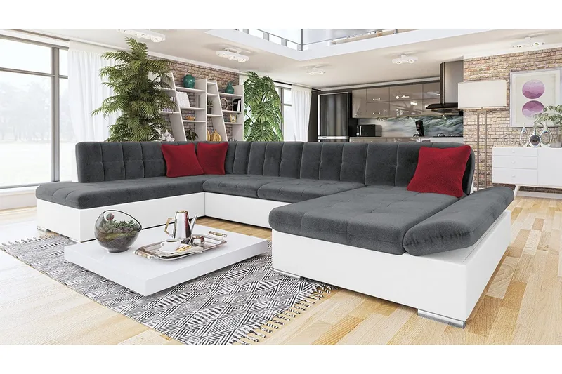 Zumar U-sovesofa 345x205x77 cm - Møbler - Sofaer - Sovesofaer