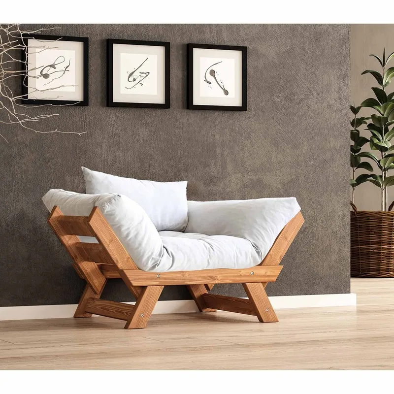Zylar 2-personers Sovesofa, Hvid