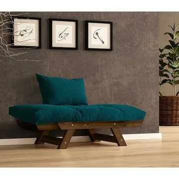 Zylar 2-personers Sovesofa - Blå - Møbler - Sofaer - Sovesofaer - 2 personers sovesofa