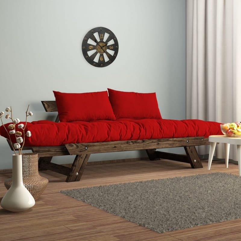 Zylar 2-personers Sovesofa - Rød - Møbler - Sofaer - Sovesofaer - 2 personers sovesofa
