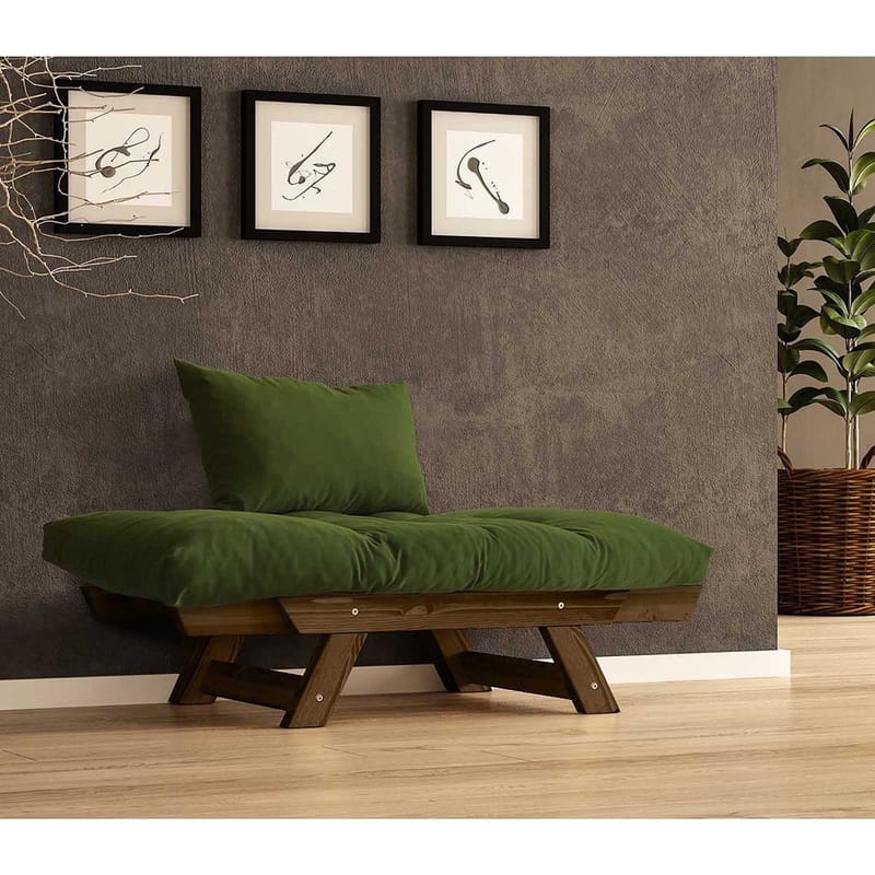 Zylar 2-personers Sovesofa - Grøn - Møbler - Sofaer - Sovesofaer - 2 personers sovesofa