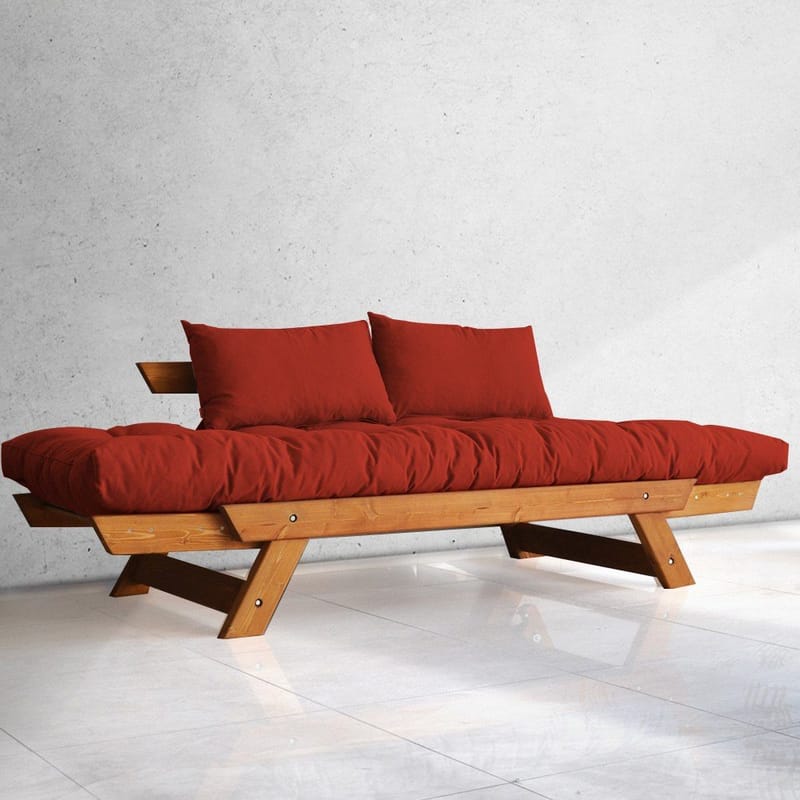 Zylar 2-personers Sovesofa - Rød - Møbler - Sofaer - Sovesofaer - 2 personers sovesofa