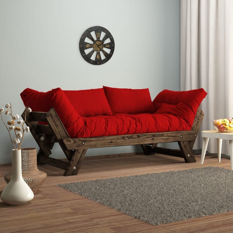 Zylar 2-personers Sovesofa, Rød