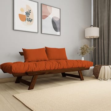 Zylar 2-personers Sovesofa - Brun/Orange - Møbler - Sofaer - Sovesofaer