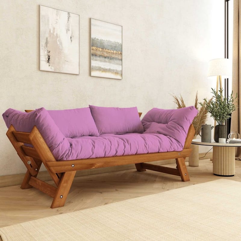 Zylar 2-personers Sovesofa, Rosa