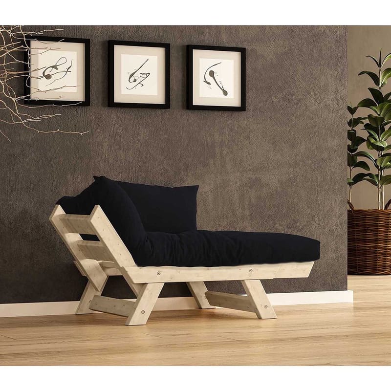Zylar 2-personers Sovesofa - Sort/Natur - Møbler - Sofaer - Sovesofaer