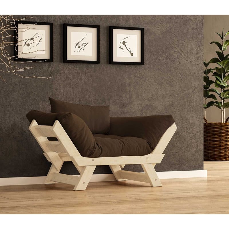 Zylar 2-personers Sovesofa, Brun/Natur