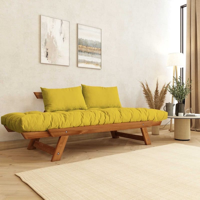 Zylar 2-personers Sovesofa - Gul - Møbler - Sofaer - Sovesofaer