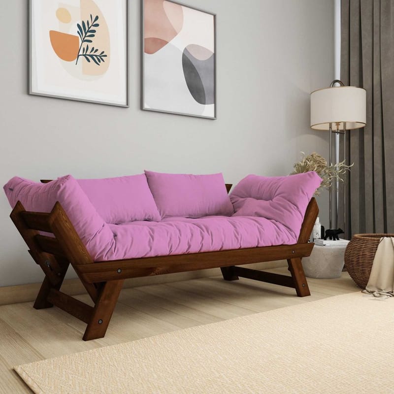 Zylar 2-personers Sovesofa - Rosa - Møbler - Sofaer - Sovesofaer