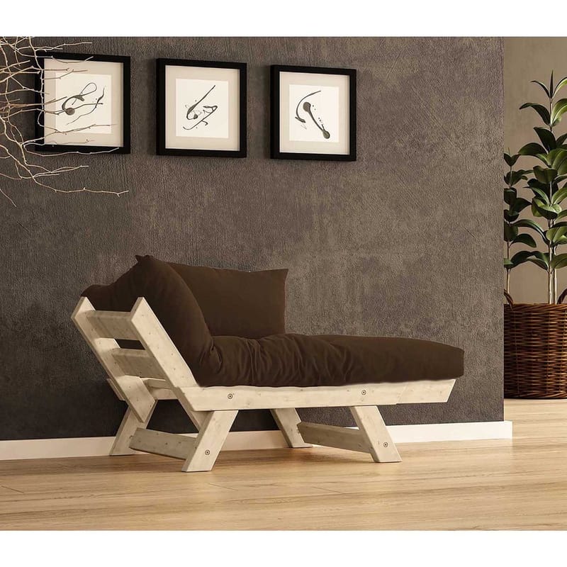 Zylar 2-personers Sovesofa - Brun/Natur - Møbler - Sofaer - Sovesofaer - 2 personers sovesofa