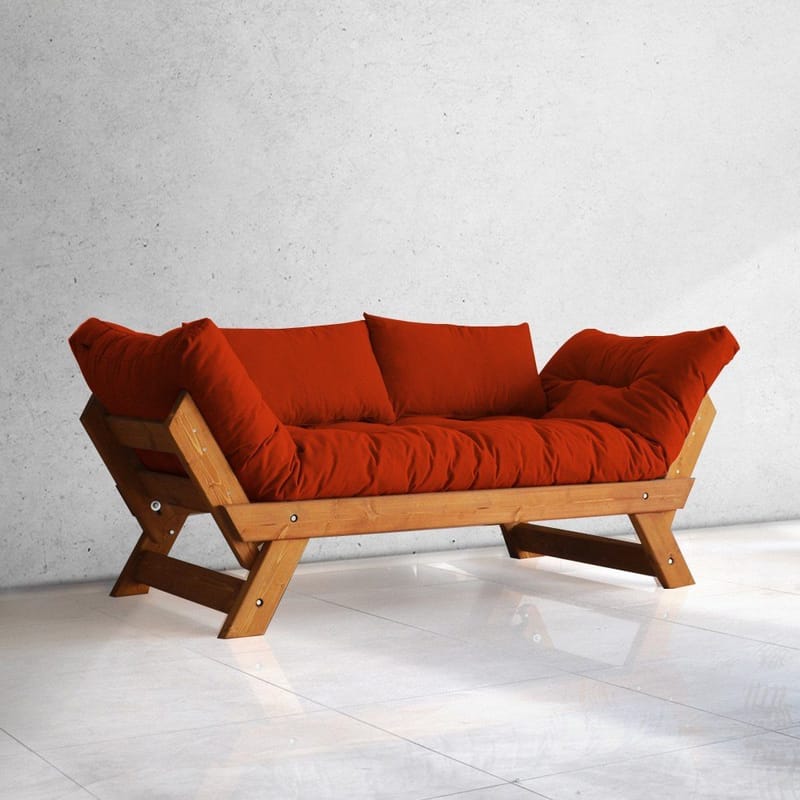 Zylar 2-personers Sovesofa - Rød - Møbler - Sofaer - Sovesofaer - 2 personers sovesofa