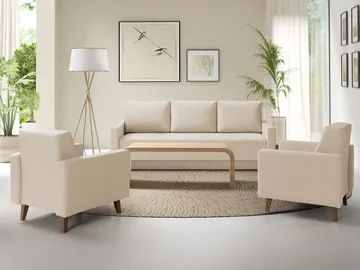 sovesofagruppe OVIEDO Verita 03 - beige - Møbler - Sofaer - Sofagrupper