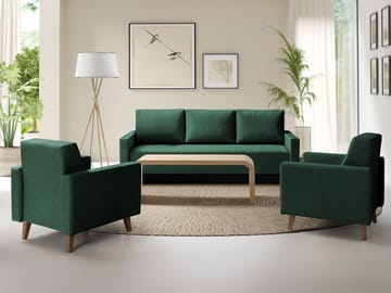 sovesofagruppe OVIEDO Verita 75 - grøn - Møbler - Sofaer - Sofagrupper
