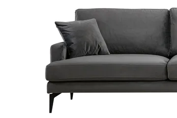 Stacker Hjørnesofa med Chaiselong Højre - Sort - Møbler - Sofaer - Sofa med chaiselong
