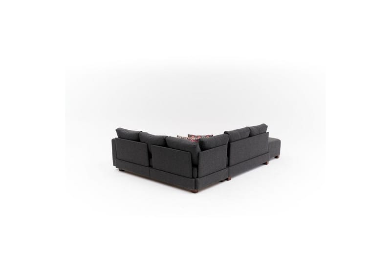 Sufian Hjørne sovesofa 4 personers - Antracit - Møbler - Sofaer - Sovesofaer