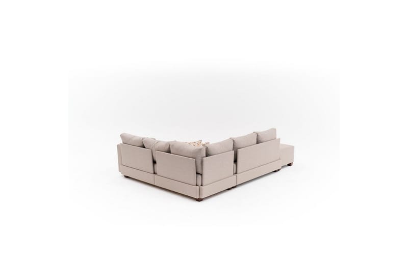 Sufian Hjørne sovesofa 4 personers - Beige - Møbler - Sofaer - Sovesofaer