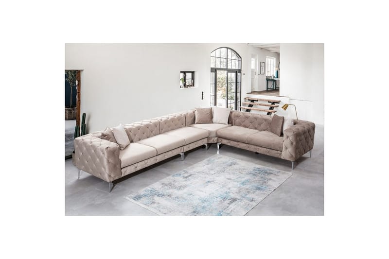 Sufian hjørnesofa 5 personers - Beige - Møbler - Sofaer - Hjørnesofa