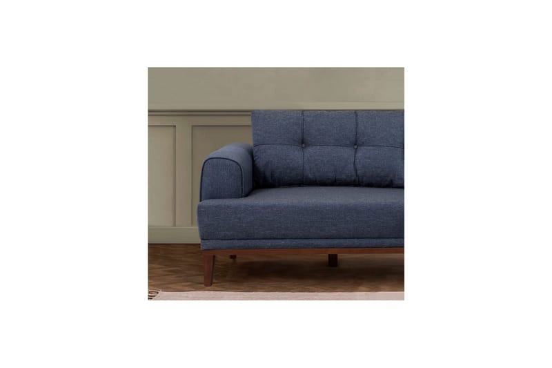 Sufian Sofasæt 2 Personers - Brun/Mørkeblå - Møbler - Sofaer - Sofagrupper