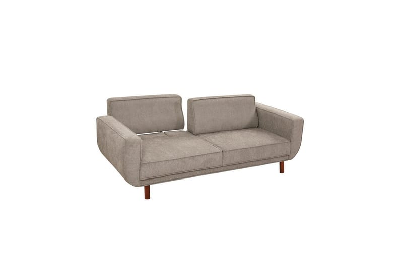 Sufian sofasæt 3 personers - Rødbrunt træ/Mørkegrå - Møbler - Sofaer - Sofagrupper