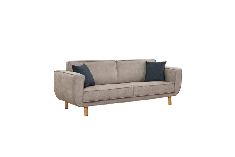 Sufian sofasæt 3 personers - Brun/Grå - Møbler - Sofaer - Sofagrupper