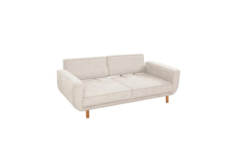 Sufian sofasæt 3 personers - Brun/Cremevhid - Møbler - Sofaer - Sofagrupper