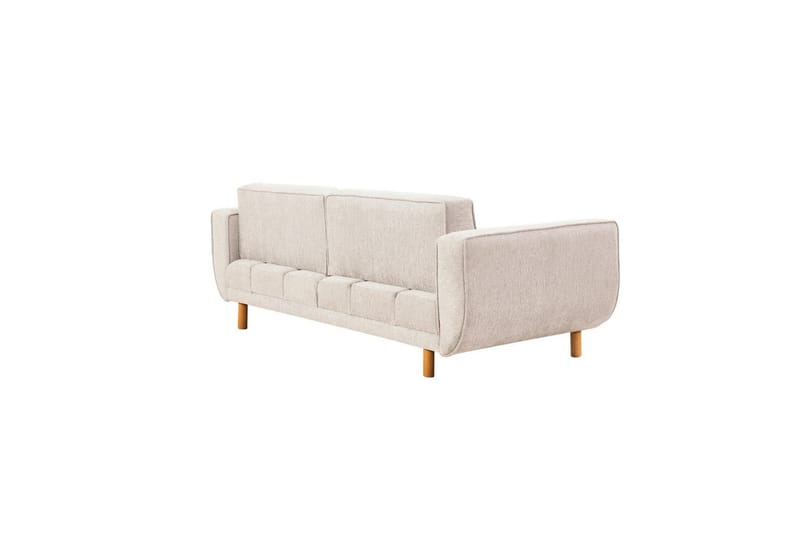 Sufian sofasæt 3 personers - Brun/Cremevhid - Møbler - Sofaer - Sofagrupper