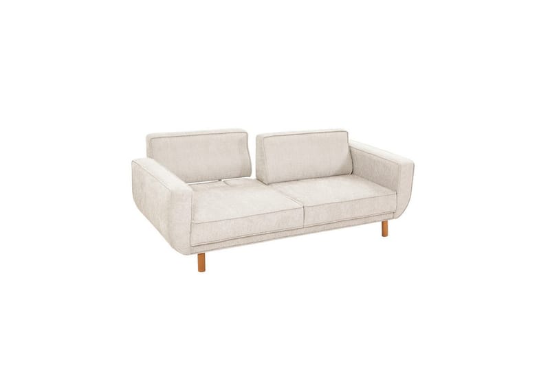Sufian sofasæt 3 personers - Brun/Cremevhid - Møbler - Sofaer - Sofagrupper