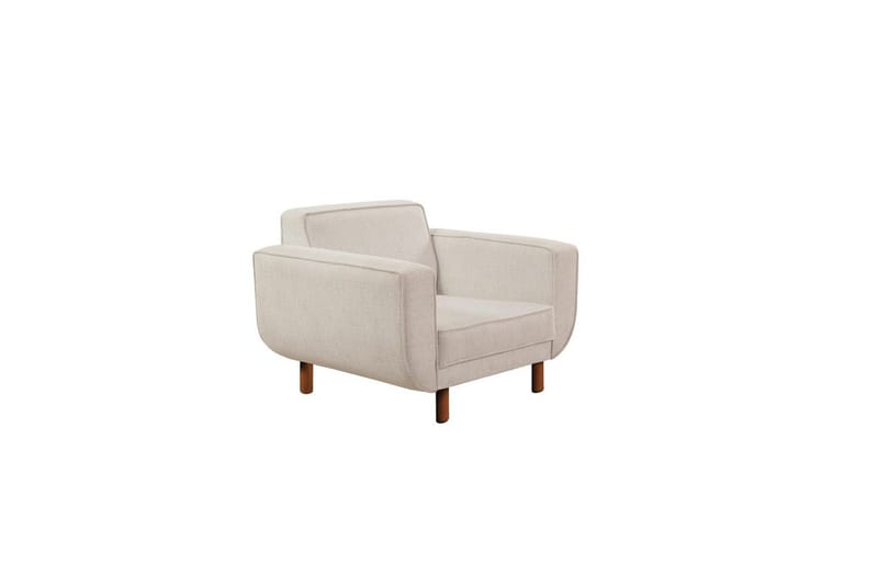 Sufian sofasæt 3 personers - Rødbrunt træ/Cremevhid - Møbler - Sofaer - Sofagrupper