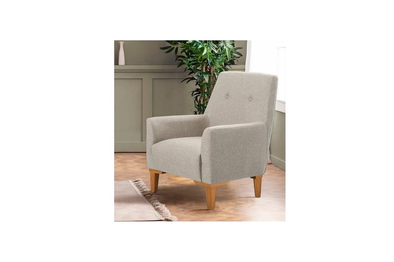 Sufian sofasæt 3 personers - Mellemfarvet træ/Cremevhid - Møbler - Sofaer - Sofagrupper