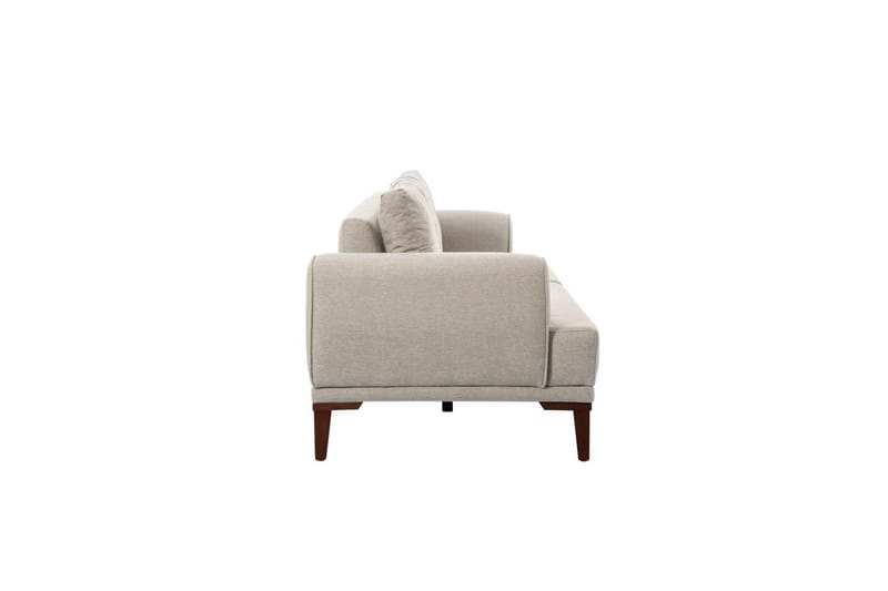 Sufian sofasæt 3 personers - Brun/Cremevhid - Møbler - Sofaer - Sofagrupper