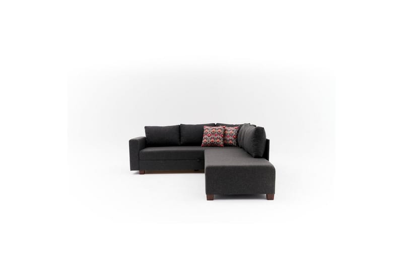 Sufian Soffa med Chaiselong 4-sits - Antracit - Møbler - Sofaer - Sovesofaer