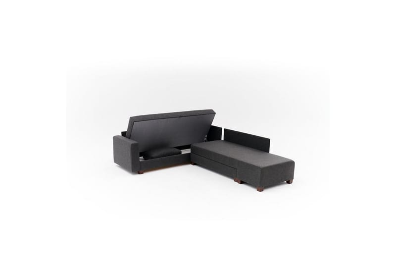 Sufian Soffa med Chaiselong 4-sits - Antracit - Møbler - Sofaer - Sovesofaer