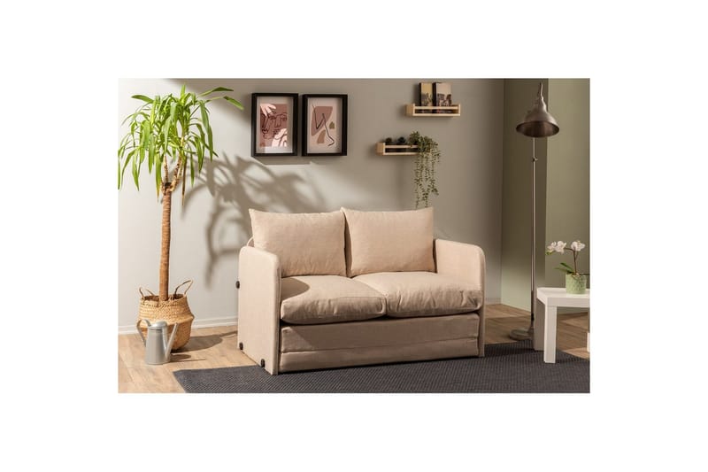 Sufian Sovesofa 2-sits - Beige - Møbler - Sofaer - Sovesofaer