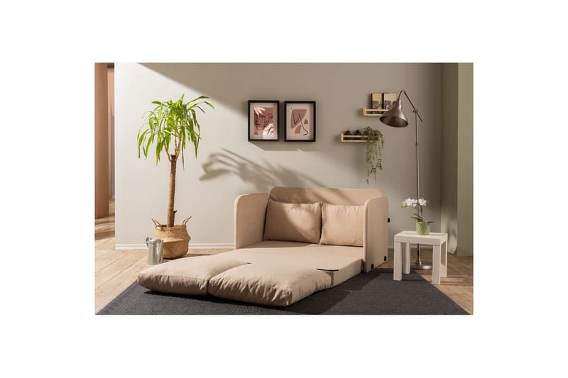 Sufian Sovesofa 2-sits - Beige - Møbler - Sofaer - Sovesofaer