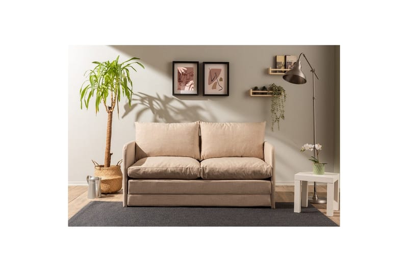 Sufian Sovesofa 2-sits - Beige - Møbler - Sofaer - Sovesofaer