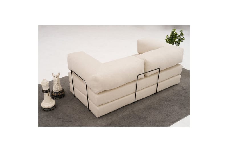 Sufian Sovesofa 2-sits - Cremevhid - Møbler - Sofaer - Sovesofaer