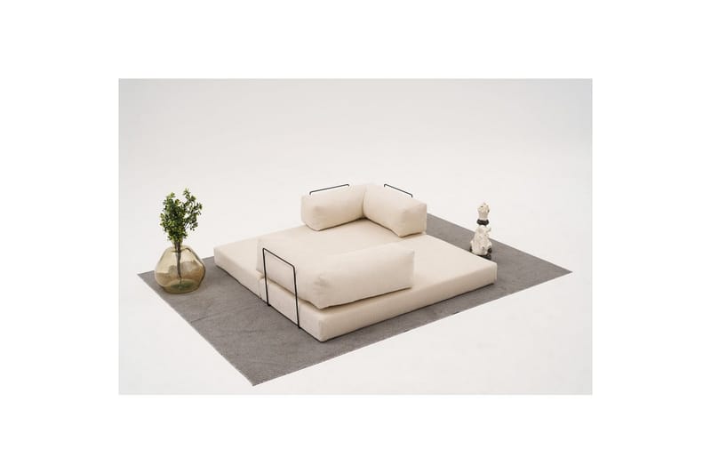 Sufian Sovesofa 2-sits - Cremevhid - Møbler - Sofaer - Sovesofaer