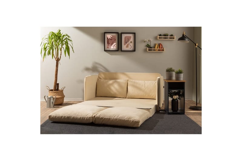Sufian Sovesofa 2-sits - Cremevhid - Møbler - Sofaer - Sovesofaer