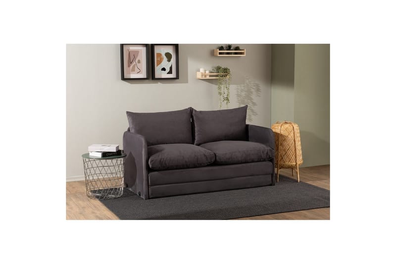 Sufian Sovesofa 2-sits - Grå - Møbler - Sofaer - Sovesofaer