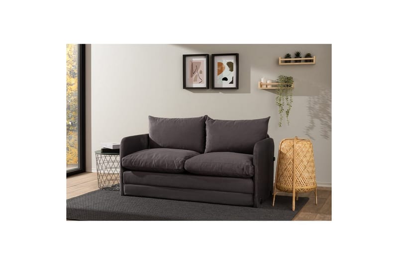 Sufian Sovesofa 2-sits - Grå - Møbler - Sofaer - Sovesofaer