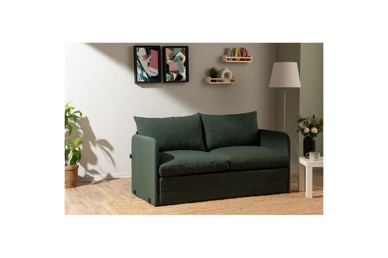 Sufian Sovesofa 2-sits - Grøn - Møbler - Sofaer - Sovesofaer