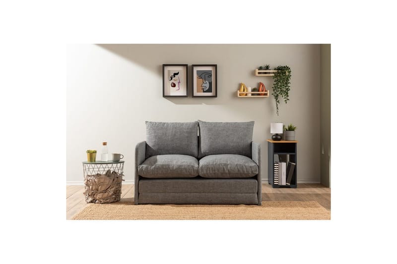 Sufian Sovesofa 2-sits - Lysegrå - Møbler - Sofaer - Sovesofaer