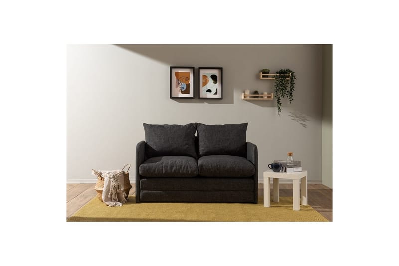 Sufian Sovesofa 2-sits - Mørkegrå - Møbler - Sofaer - Sovesofaer