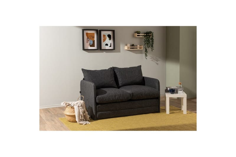 Sufian Sovesofa 2-sits - Mørkegrå - Møbler - Sofaer - Sovesofaer