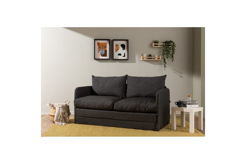 Sufian Sovesofa 2-sits - Mørkegrå - Møbler - Sofaer - Sovesofaer