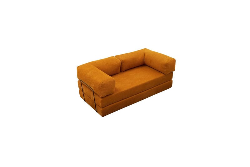 Sufian Sovesofa 2-sits - Orange - Møbler - Sofaer - Sovesofaer