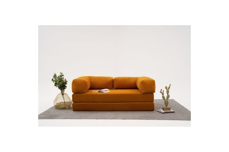 Sufian Sovesofa 2-sits - Orange - Møbler - Sofaer - Sovesofaer