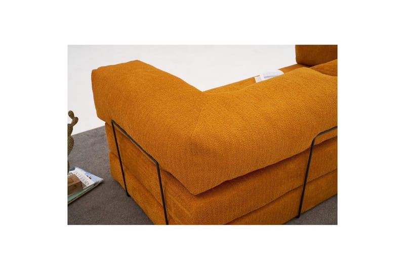 Sufian Sovesofa 2-sits - Orange - Møbler - Sofaer - Sovesofaer