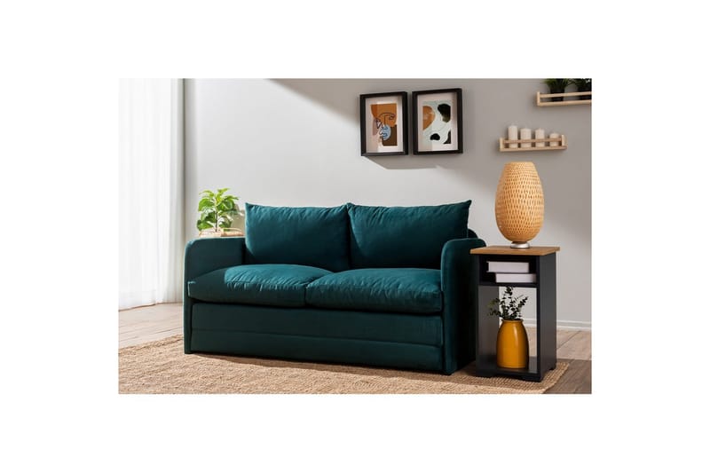 Sufian Sovesofa 2-sits - Turkis - Møbler - Sofaer - Sovesofaer